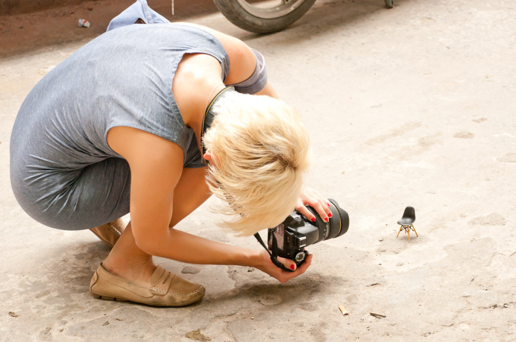 Olya in Vietnam, December 2013