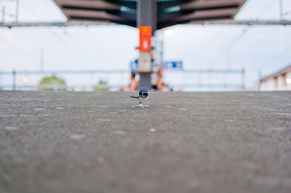 Miniature Eames Executive Office Chair in Lausanne, Switzerland