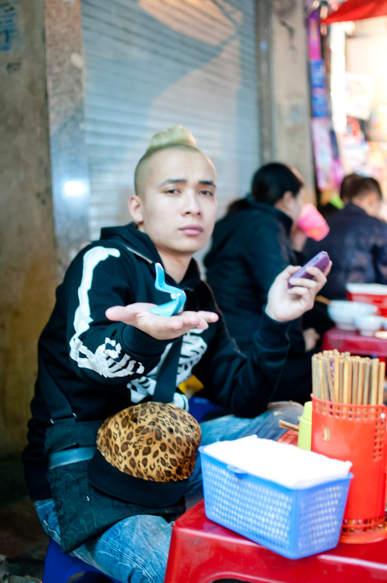 Miniature Panton and People of Hanoi, Vietnam