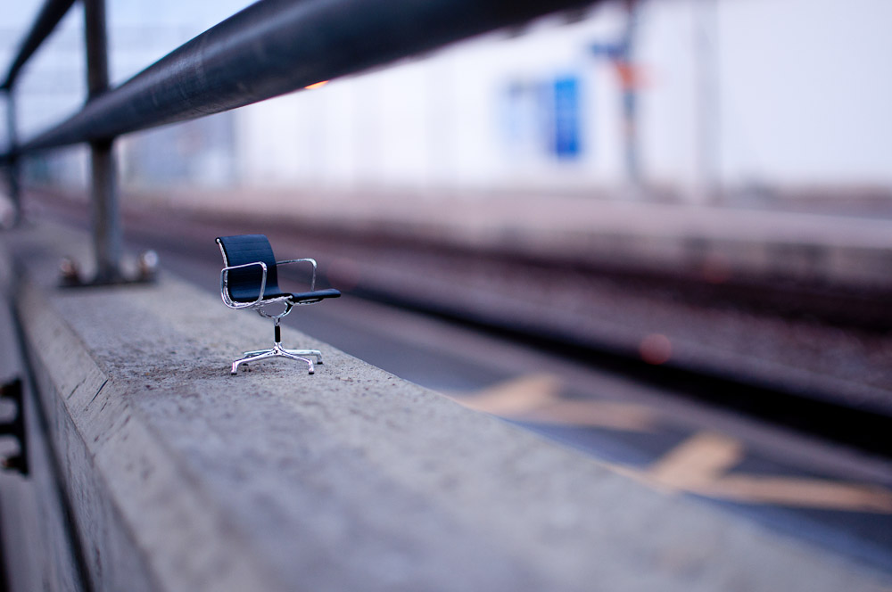 Miniature Eames Executive Office Chair in Lausanne, Switzerland
