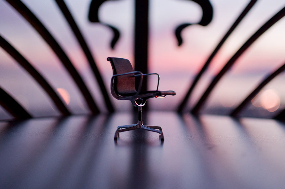 Miniature Eames Executive Office Chair in Lausanne, Switzerland