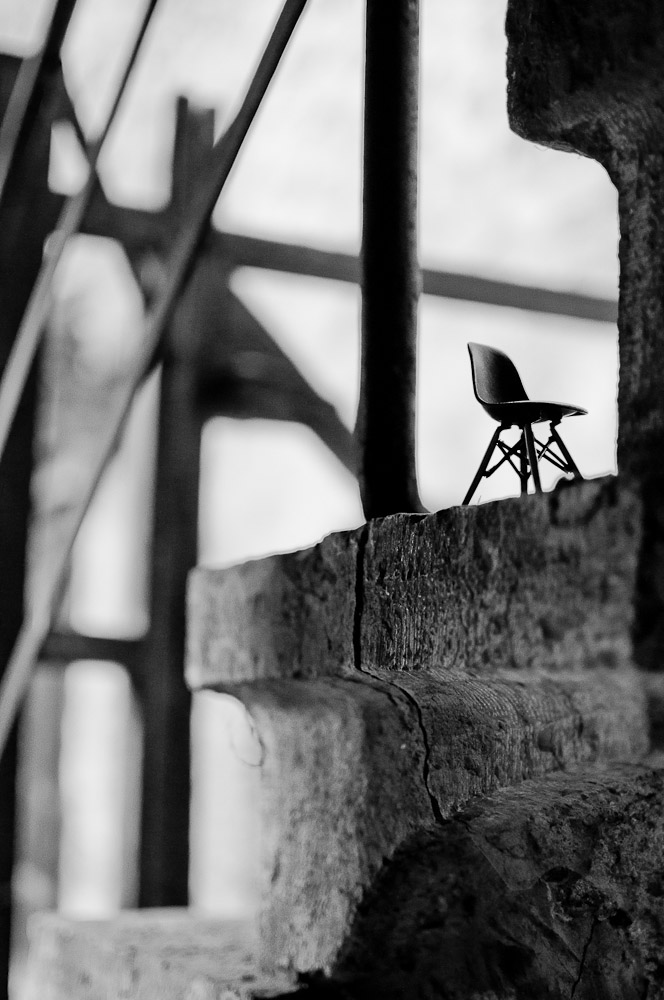 Mini Eames DCW in Château de Chillon, Switzerland