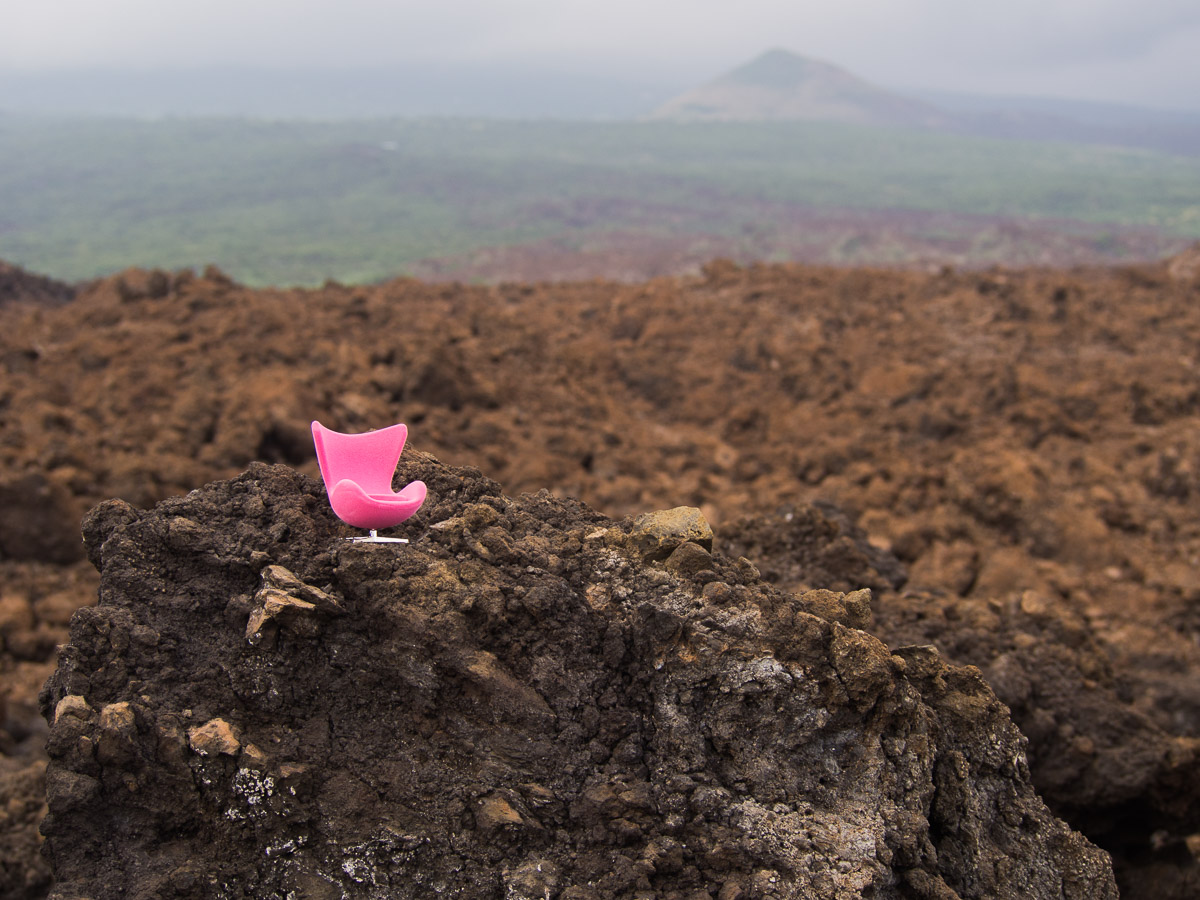 Miniature Arne Jacobsen Egg Chair in Maui